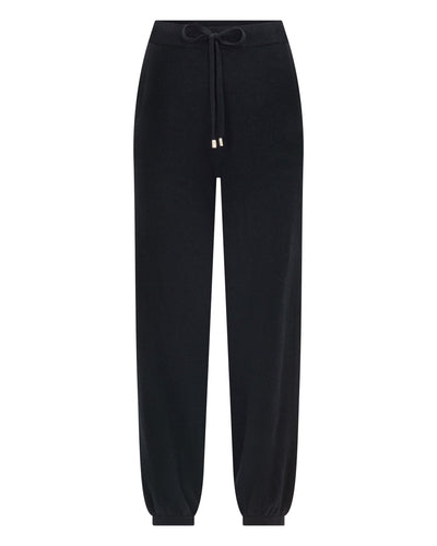 N.Peal Women's Cashmere Cuffed Lounge Trouser Navy Blue