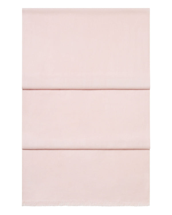 N.Peal Women's Pashmina Cashmere Stole Powder Pink