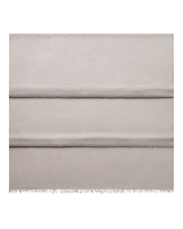 N.Peal Women's Ultrafine Pashmina Cashmere Shawl Oat Grey