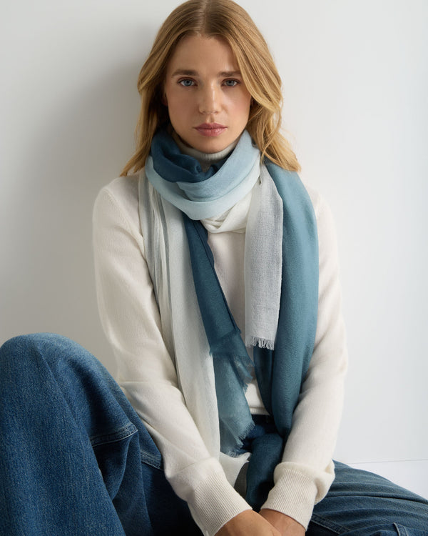 Women's Dip Dye Cashmere Scarf 2