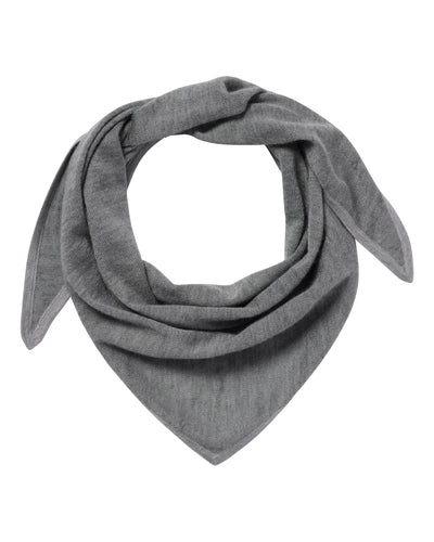 N.Peal Unisex Silk Cashmere Scarf Graphite Grey
