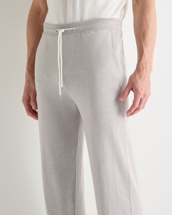 N.Peal Men's Cotton Blend Jogger Fumo Grey