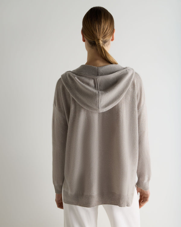 Women's Maya Metal Trim Cashmere Hoodie 4