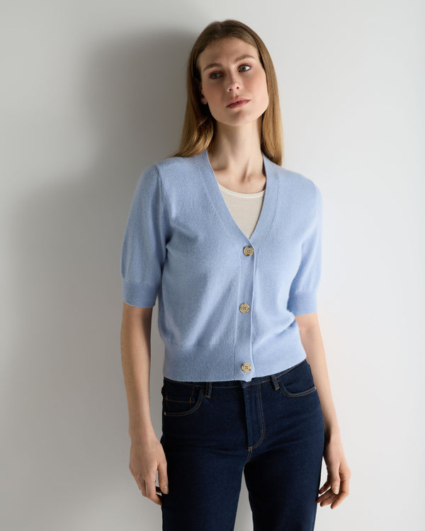Women's Clara V Neck Cashmere Cardigan 1