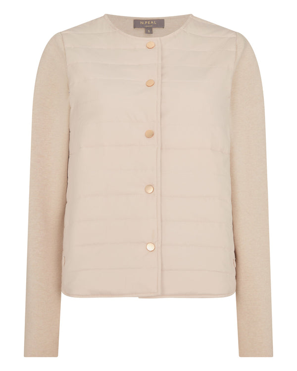 N.Peal Women's Ida Technical Jacket Sandstone Brown