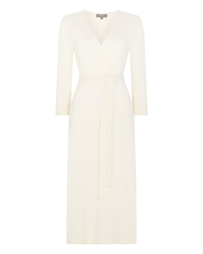 cashmere wrap dress Designed by and for curvy makers CAROLINA HERRERA Belted linen, wool,