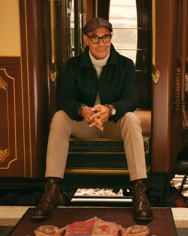 N.PEAL x TUCCI CASHMERE UTILITY JACKET Navy Blue