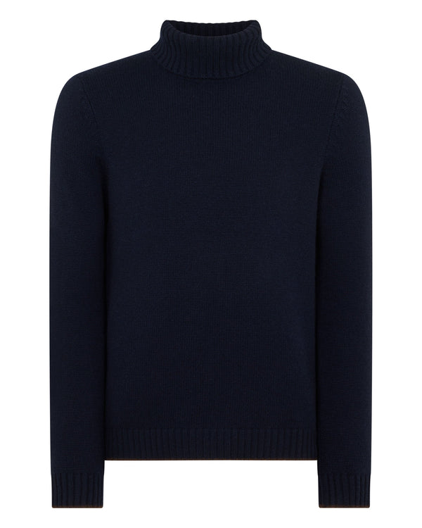 Tucci Turtle TUCCI CHUNKY TURTLE NECK Navy Blue