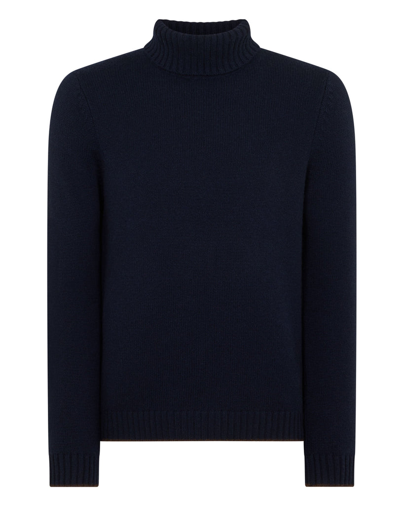 TUCCI CHUNKY TURTLE NECK Navy Blue
