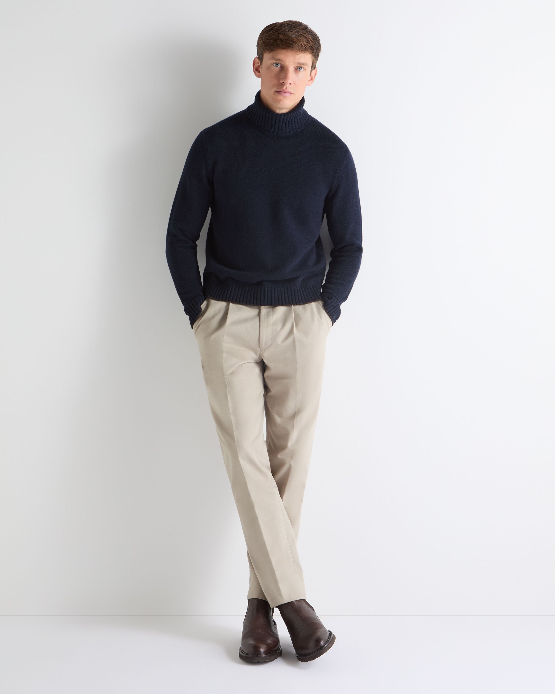 Tucci Turtle TUCCI CHUNKY TURTLE NECK Navy Blue