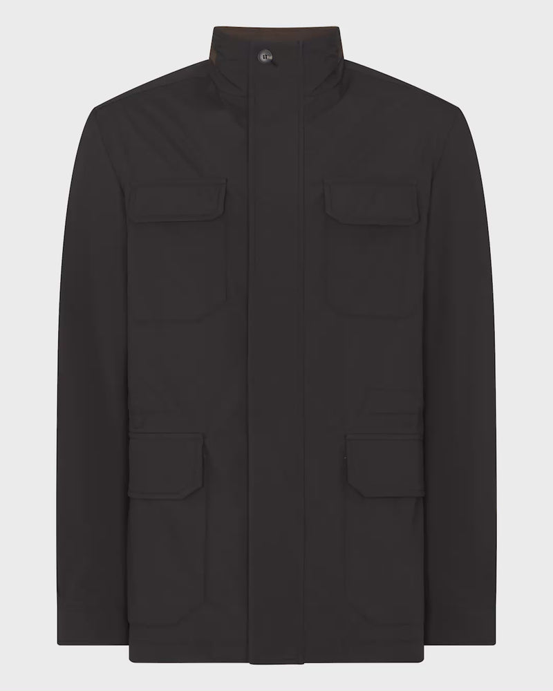 N.Peal Men's Vale Weatherproof Jacket Charcoal Grey