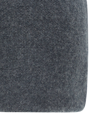 N.Peal Unisex Double Layer Cashmere Beanie Dark Charcoal Grey