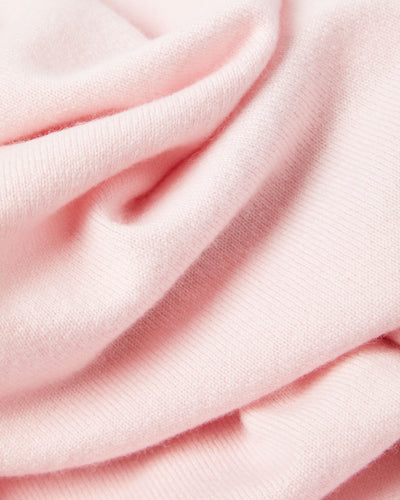 N.Peal Baby Hooded Cashmere Blanket Pale Pink