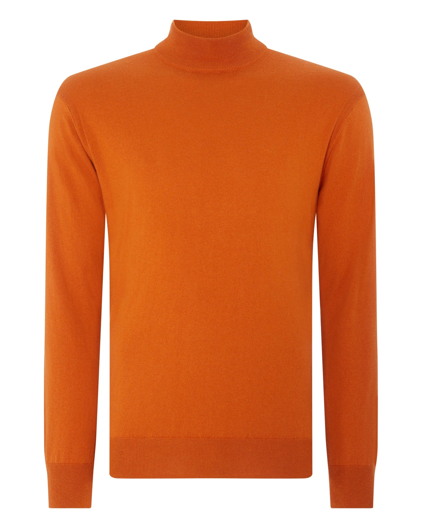 Roll neck jumper orange Clearance