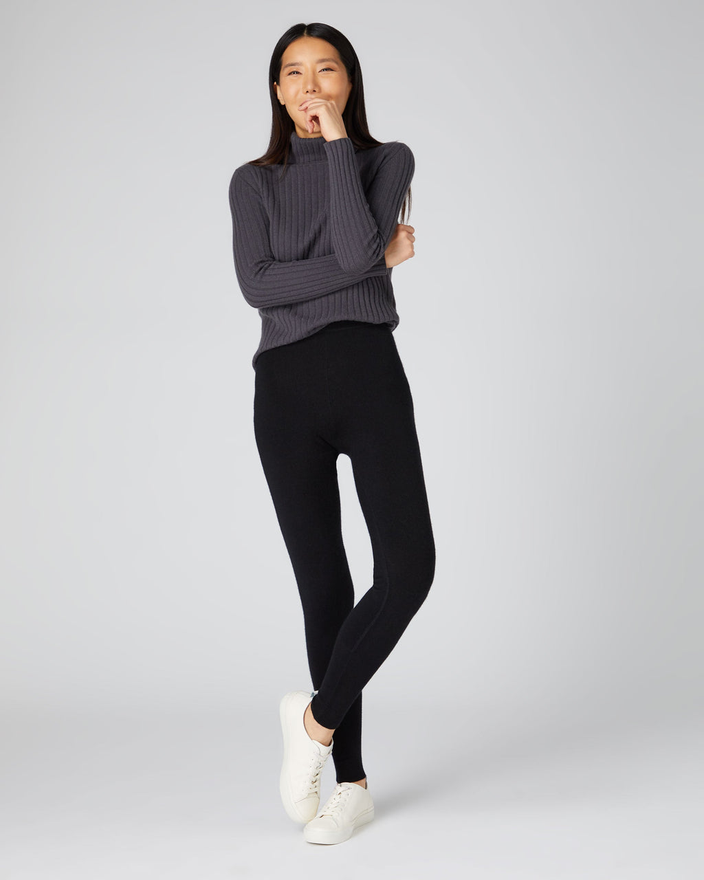 Thick Cashmere Leggings For A Trendy Fit - Inspire Uplift
