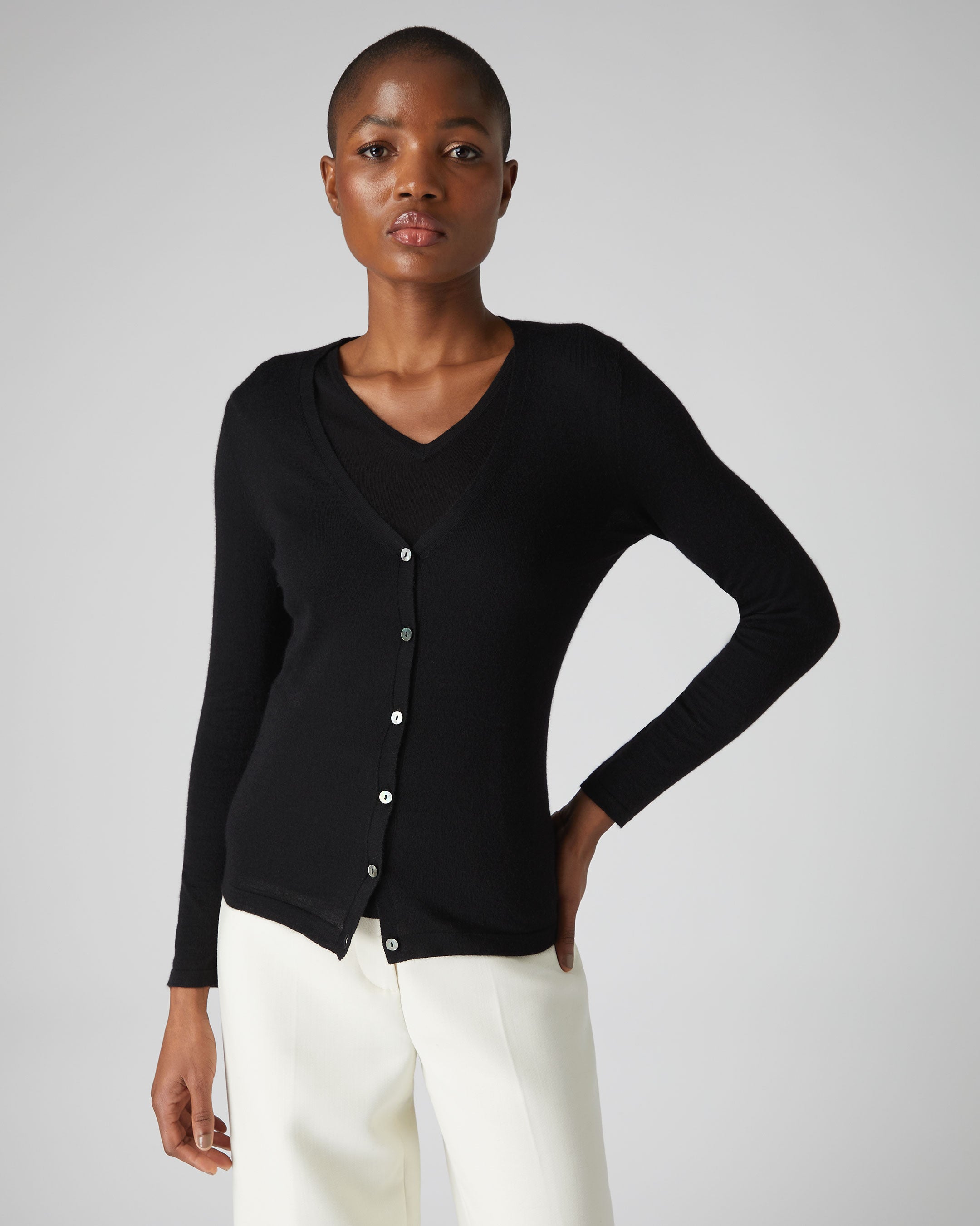 Black long hotsell cardigan ladies