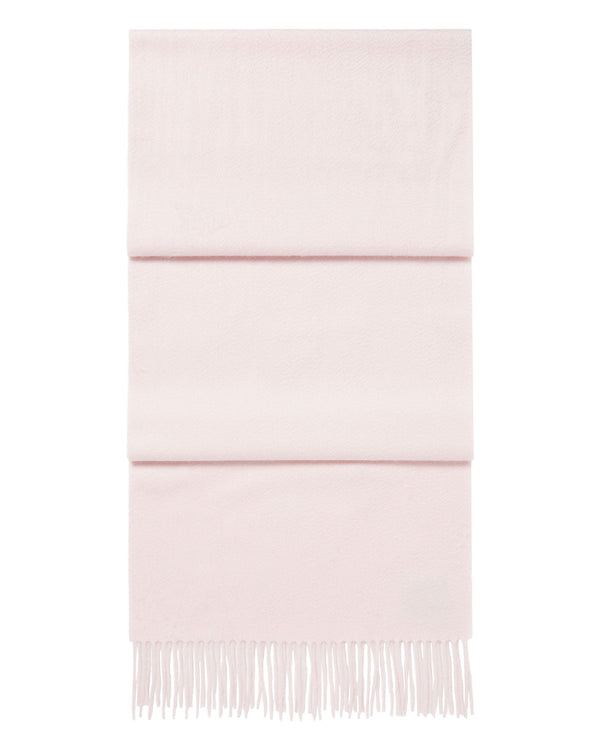 N.Peal Unisex Large Woven Cashmere Scarf Quartz Pink