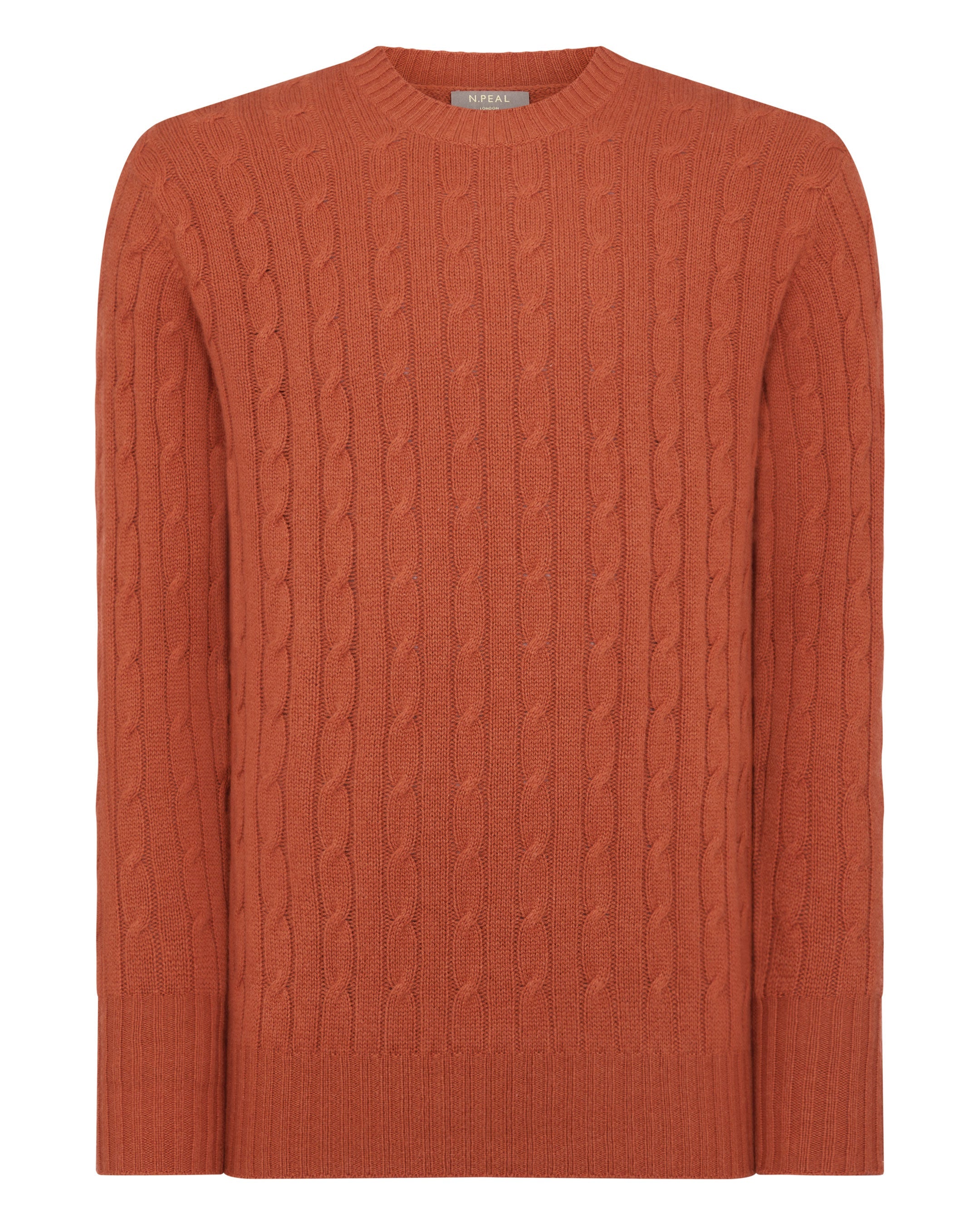 Burnt orange outlet cashmere sweater