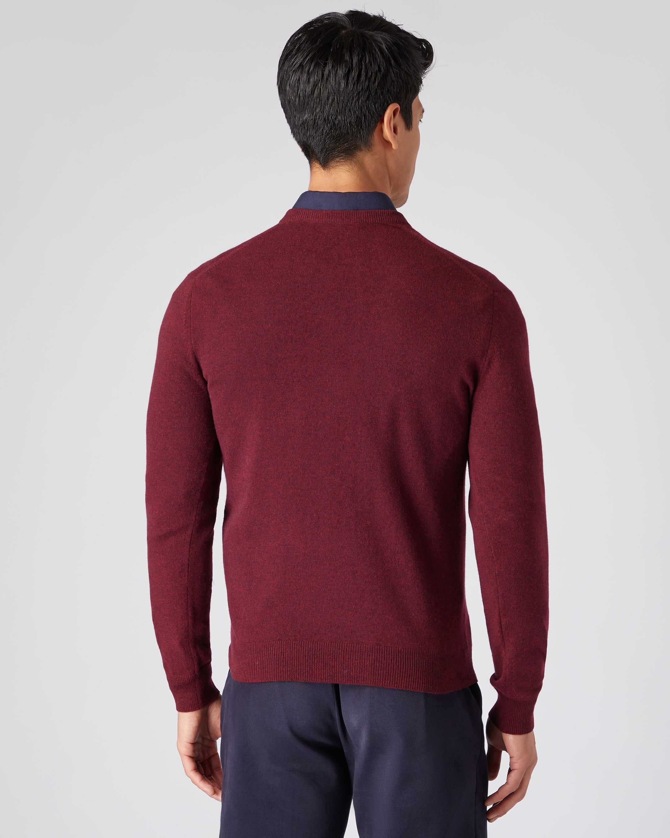 Red crew neck online jumper mens