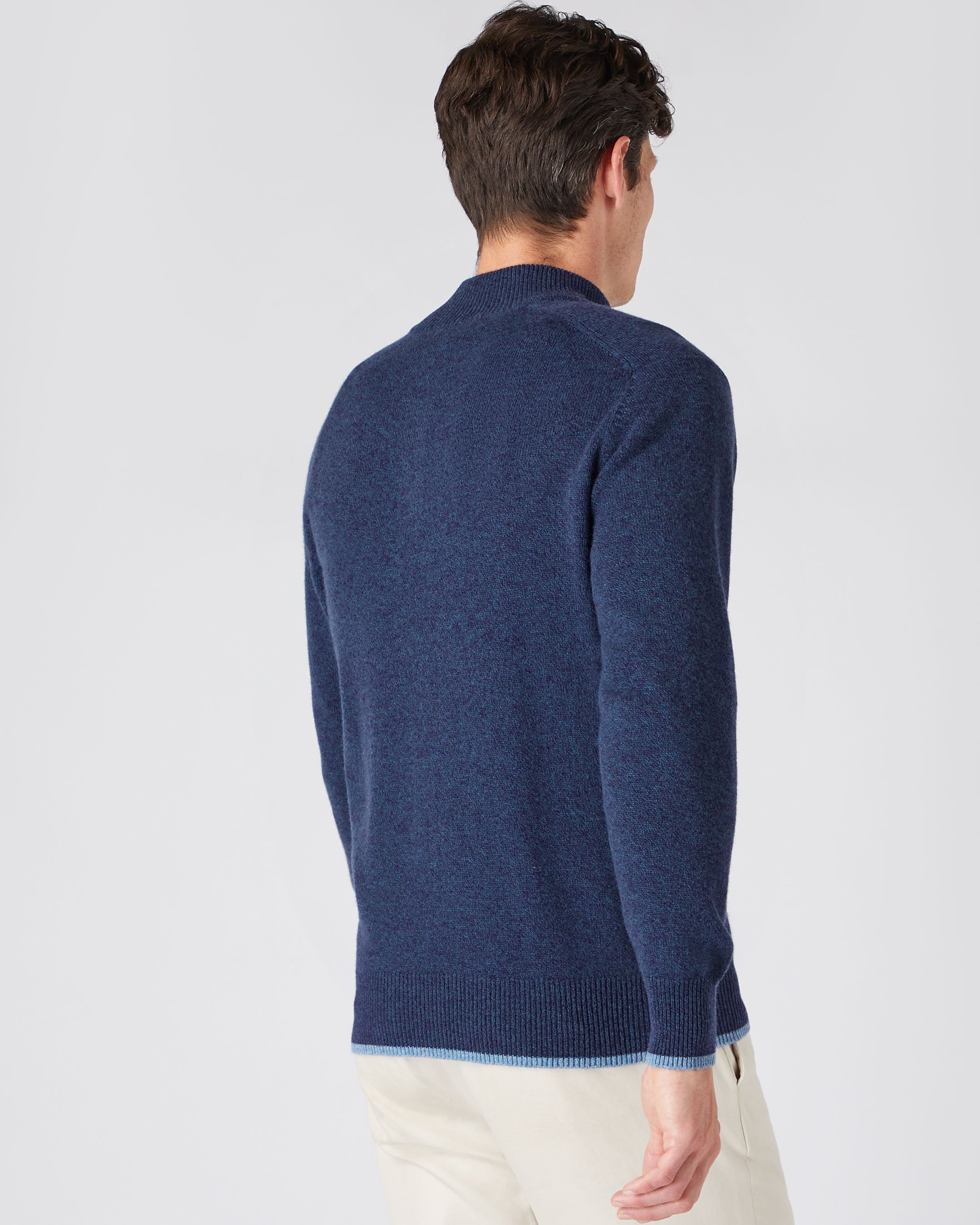 Half button store sweater mens