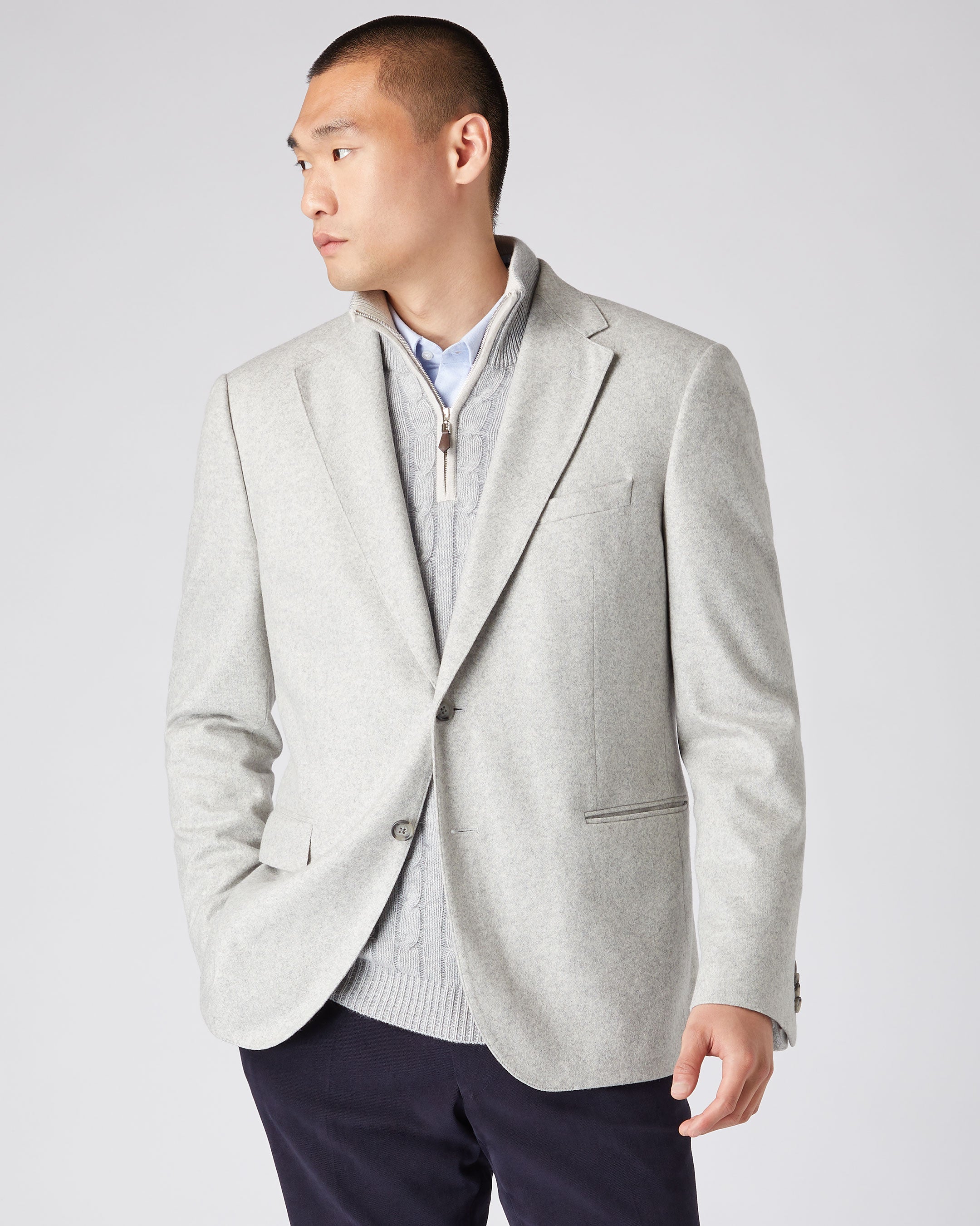 Light grey deals mens blazer