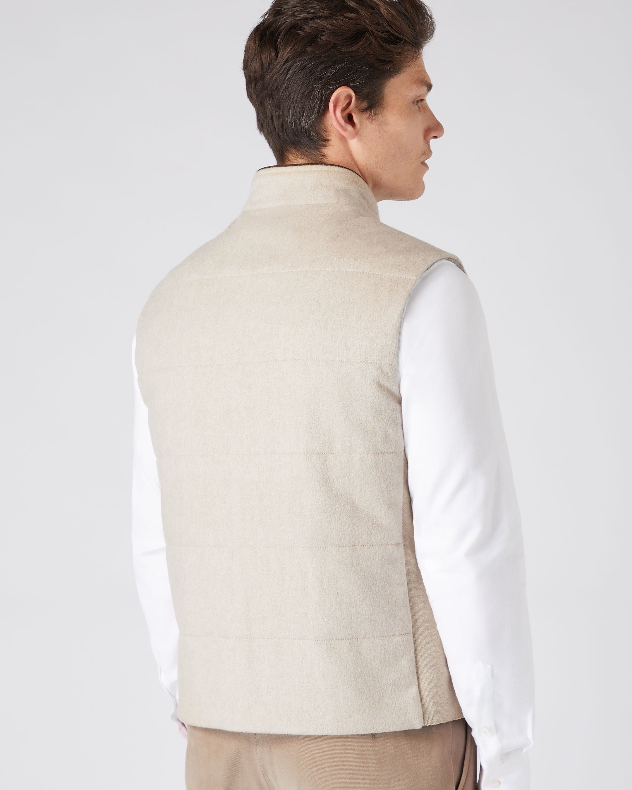 Mens on sale cashmere gilet