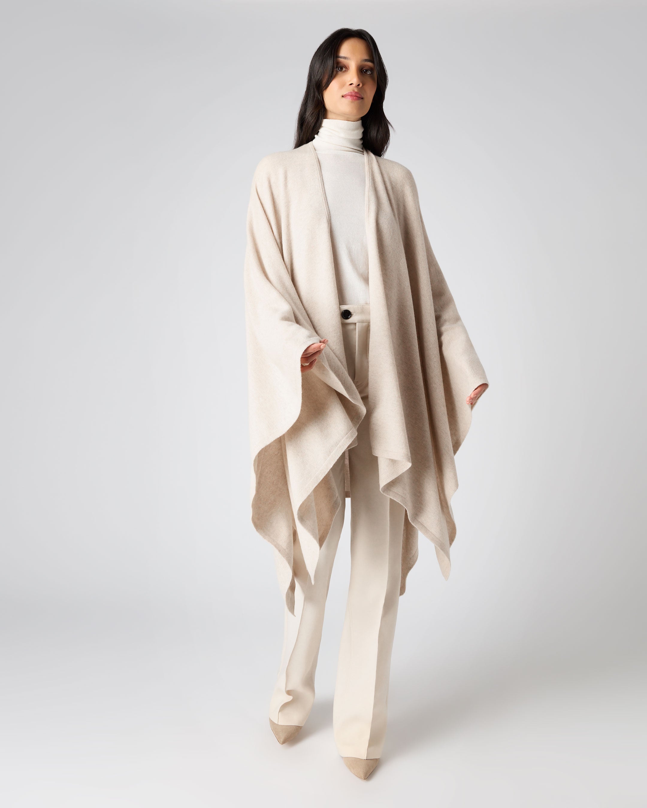 Cashmere cape clearance poncho