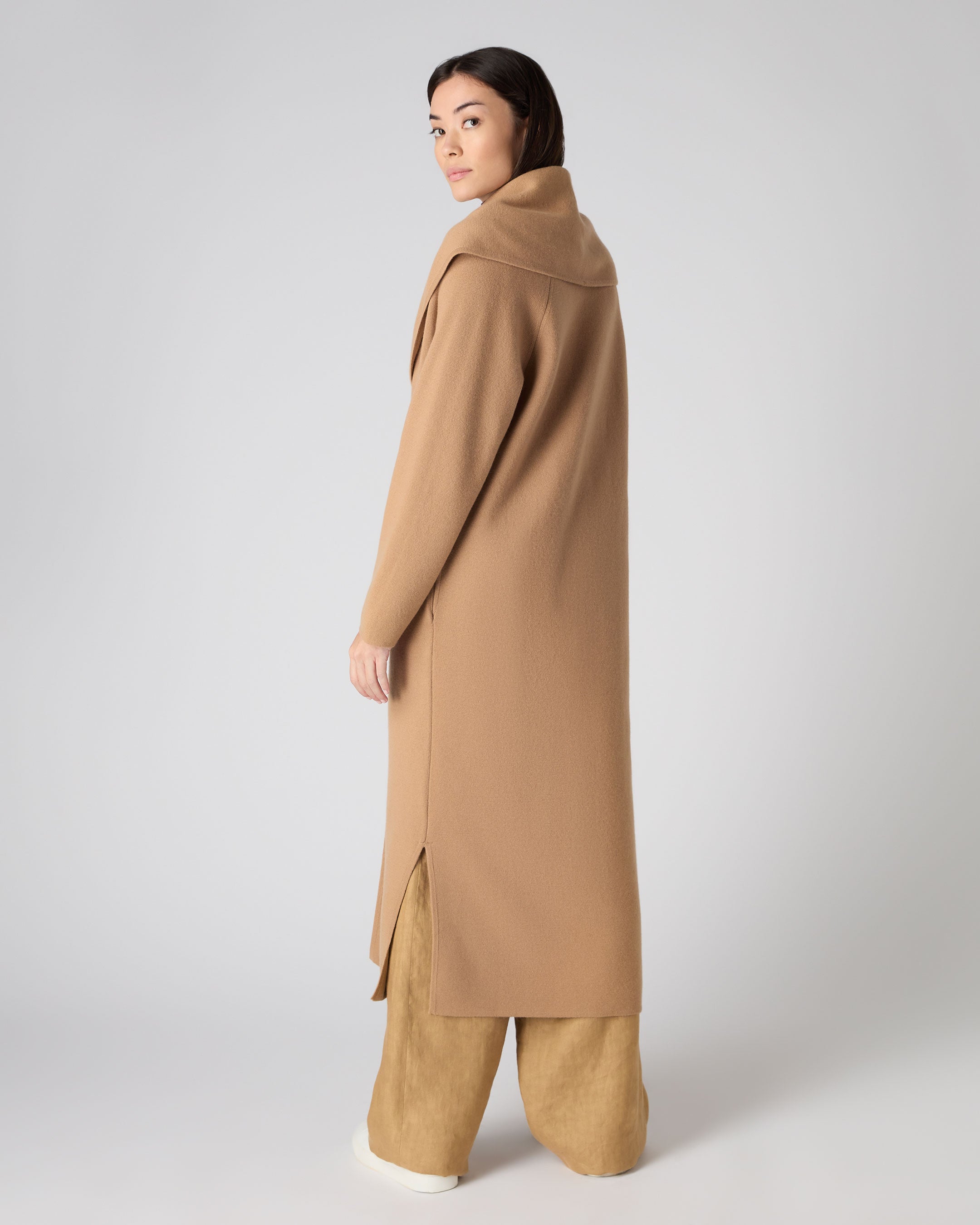 Super 140s SHAWL COLLAR CAPE COAT - ジャケット/アウター