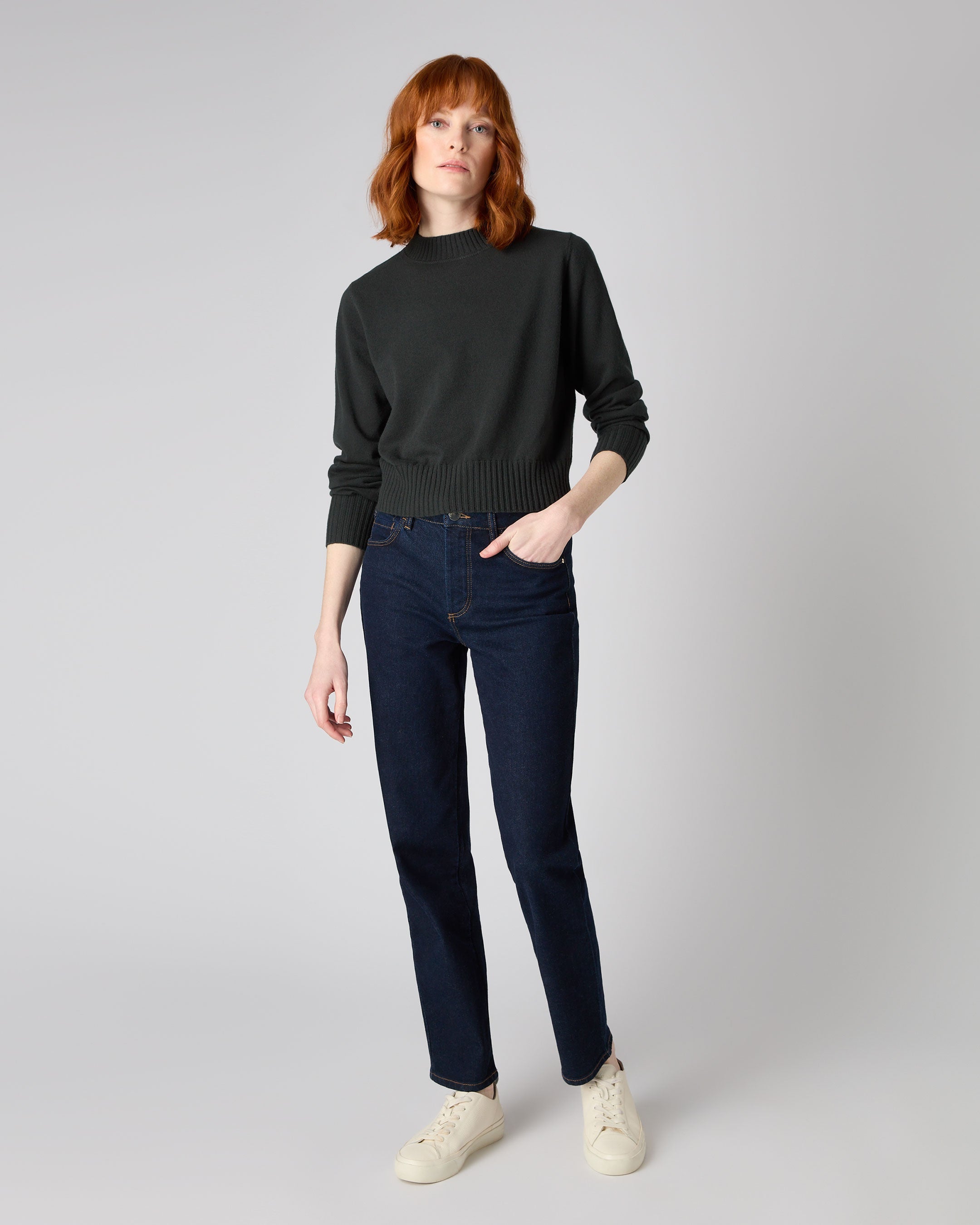 Fitted hotsell cashmere sweater