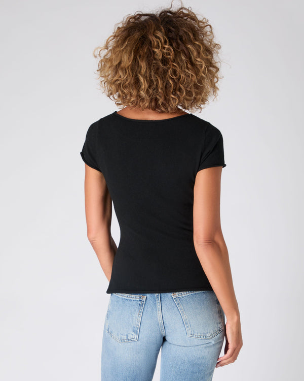 N.Peal The Peony Lim Ultimate Tee Black