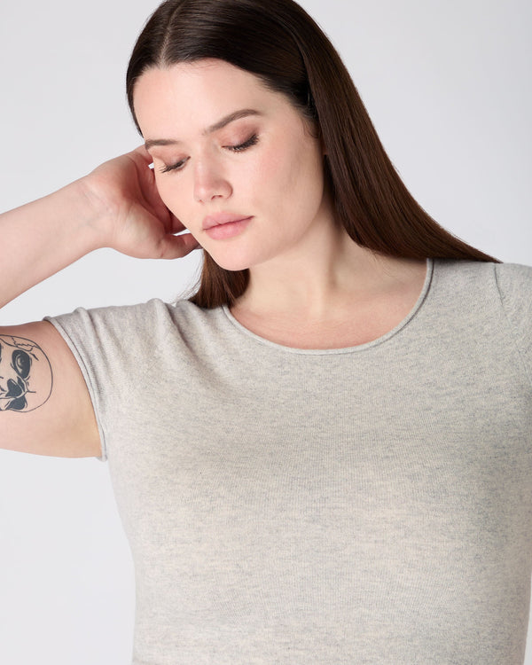 N.Peal The Peony Lim Ultimate Tee Fumo Grey