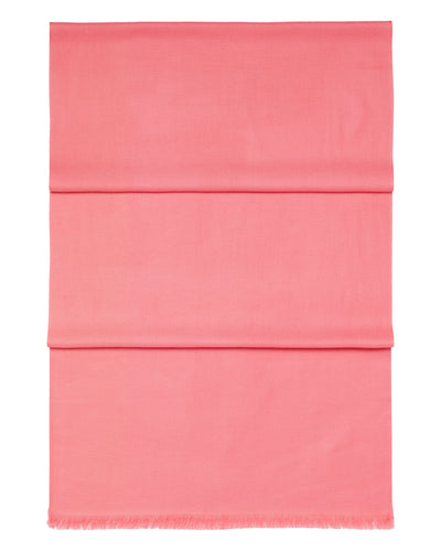 N.Peal Women's Pashmina Cashmere Stole Peony Pink