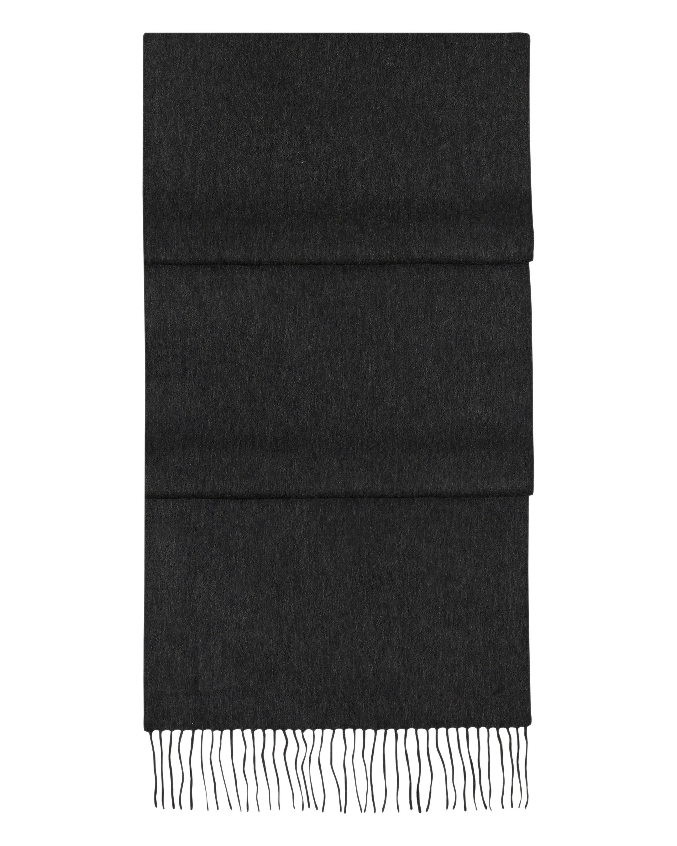 100% Pure Cashmere Classic Unisex Scarf in Dark outlet Grey