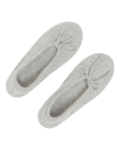 N.Peal Women's Cashmere Slippers Fumo Grey