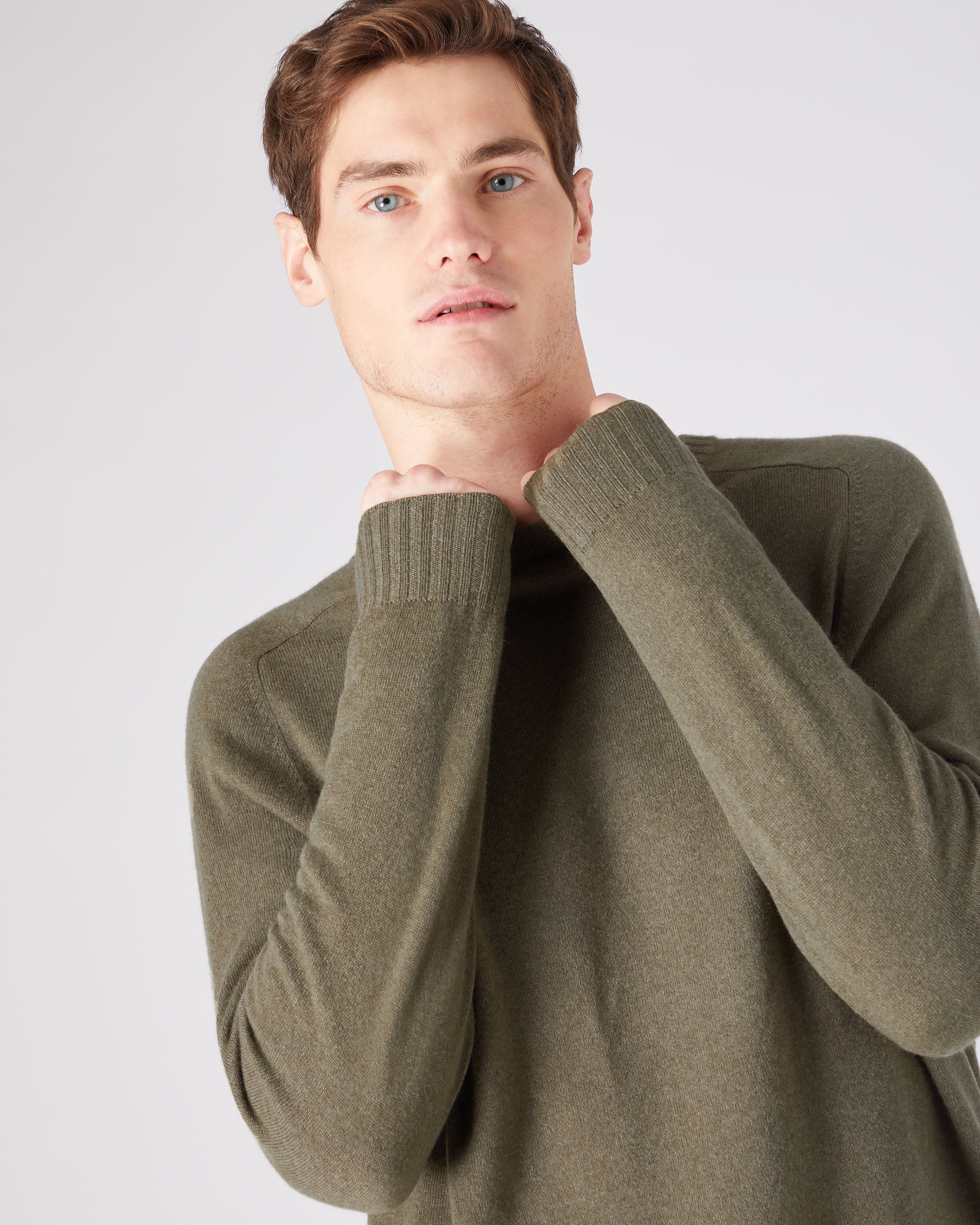 Khaki green hotsell jumper mens