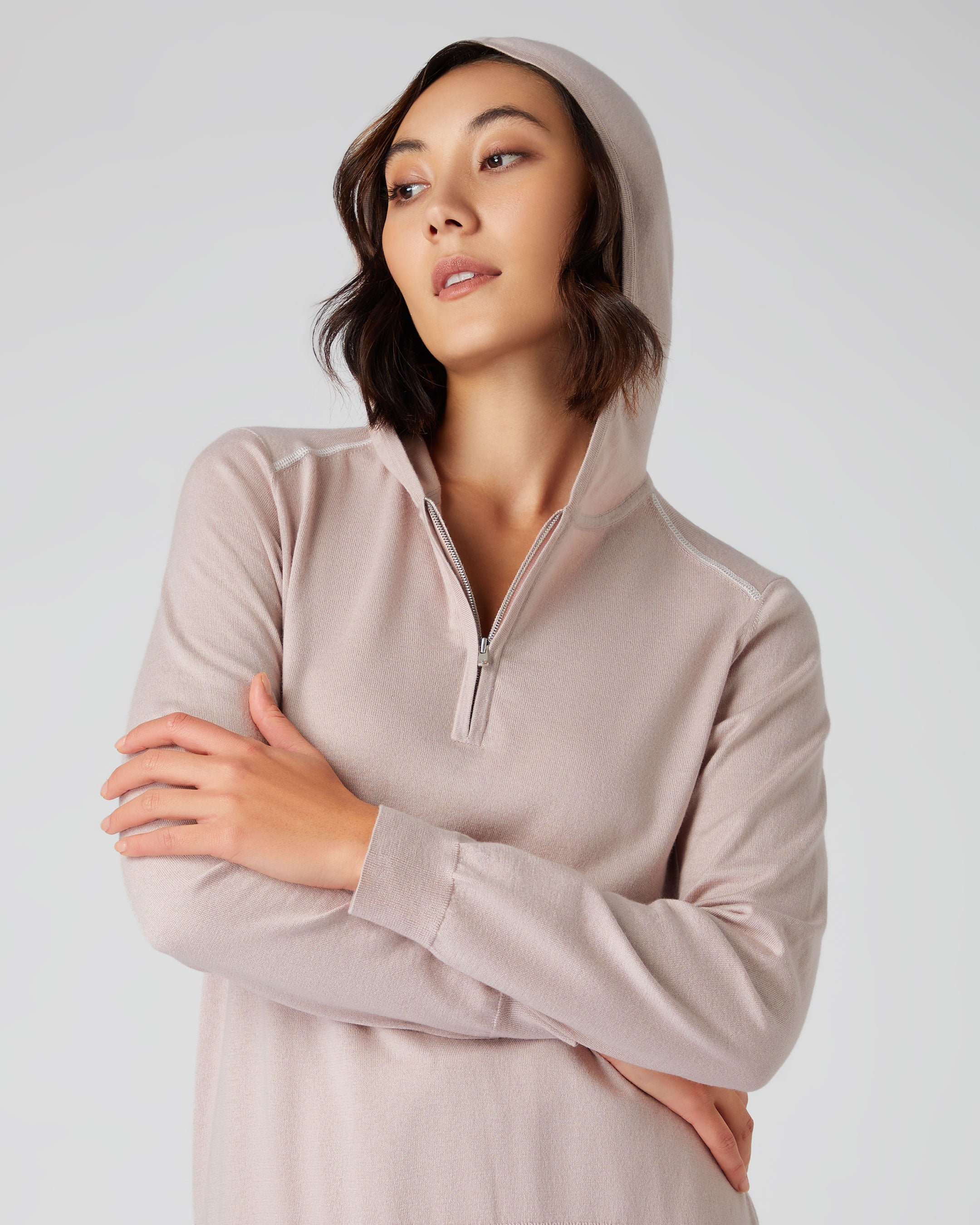 Cotton cashmere hot sale hoodie womens