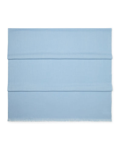 N.Peal Women's Pashmina Cashmere Shawl Pale Blue