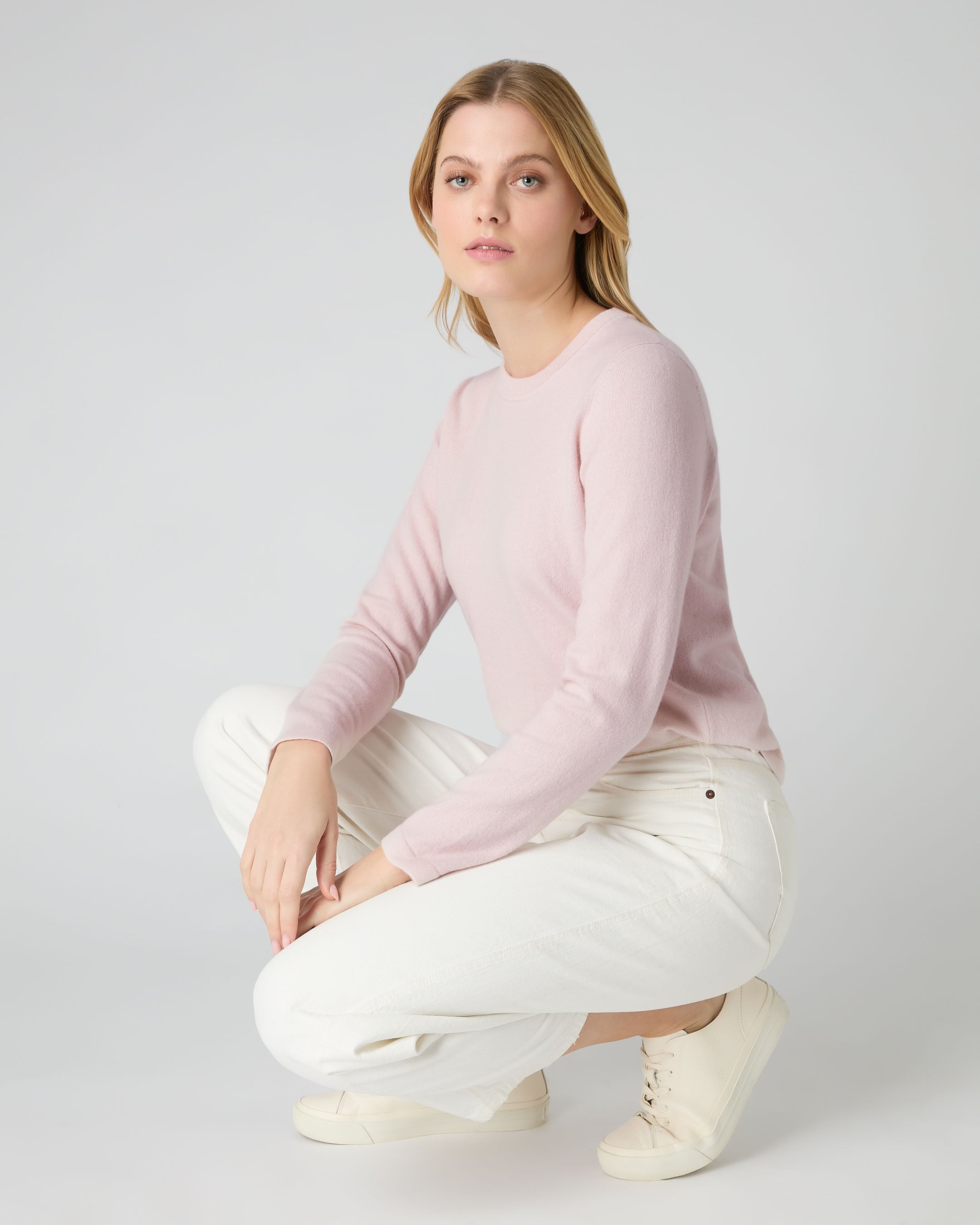 Baby pink jumper on sale womens