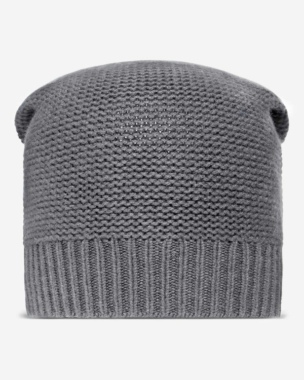 N.Peal Unisex Beanie Cashmere Hat Elephant Grey