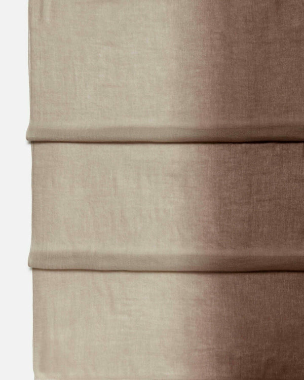 N.Peal Women's Dip Dye Cashmere Scarf Chocolate Brown